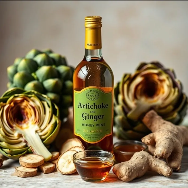 Artichoke and Ginger Honey Wine image